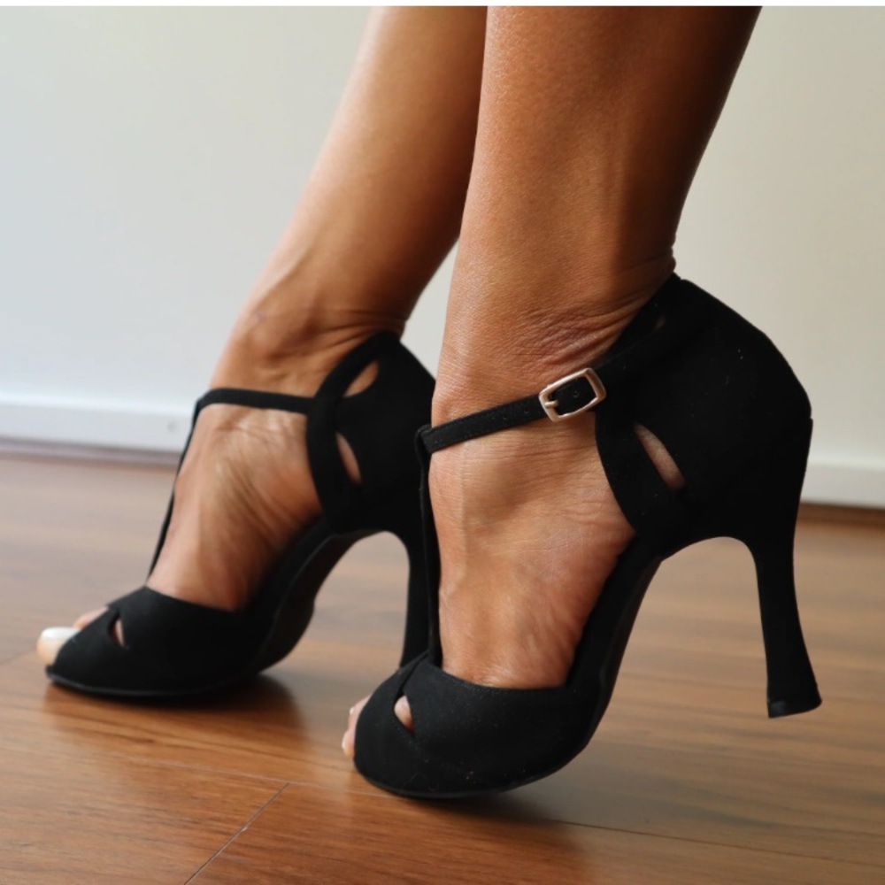 Latin Dance/Regular Heels 3.75” | Size 7/EU 38